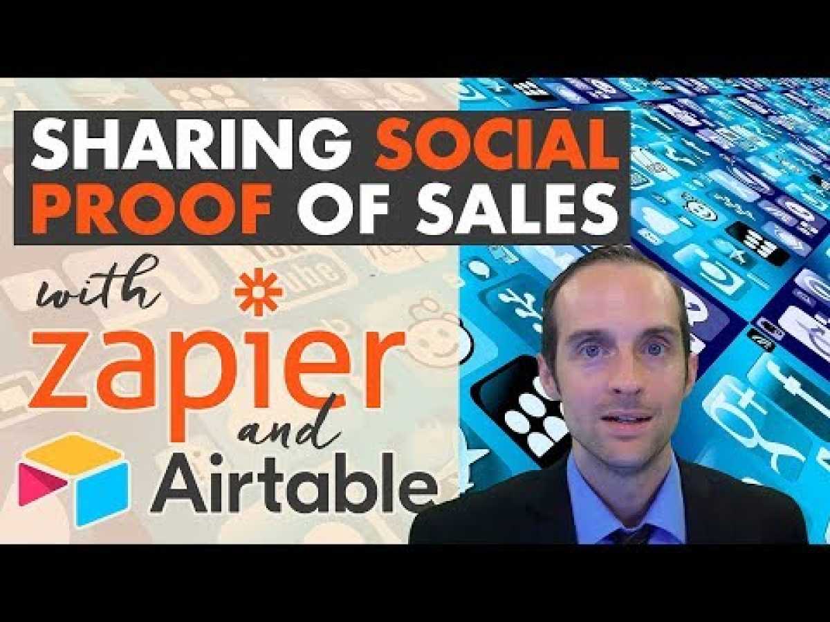 How to Share Social Proof of Sales on Thinkific with Zapier and Airtable